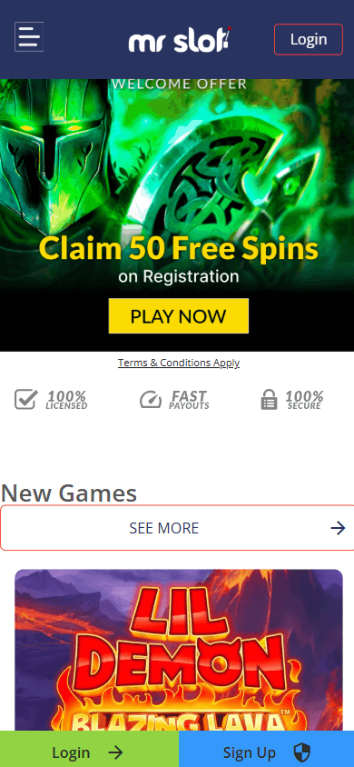 MrSlot Casino Mobile screenshot